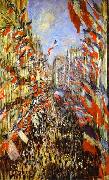 La Rue Montorgueil,, Claude Monet
